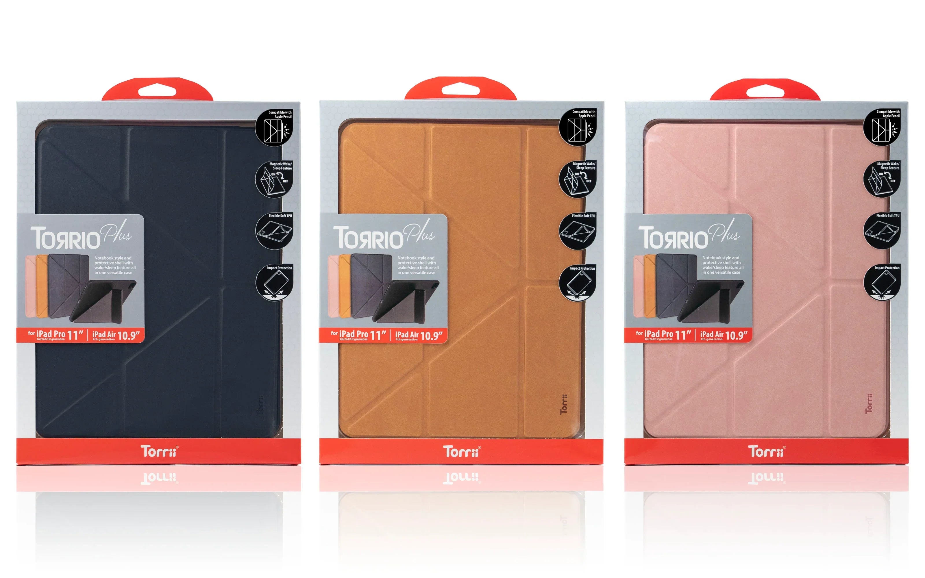 Torrii Torrio Plus For iPad Pro 11 (2021/2020/2018) & iPad Air 4 (2020) 10.9 - Brown - Tashqila