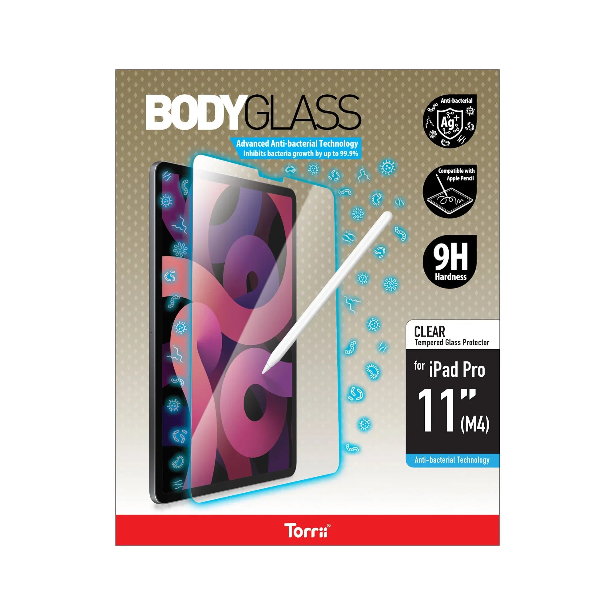Torrii Bodyglass iPad Pro 11 (M4) Screen Protector - Clear - Tashqila
