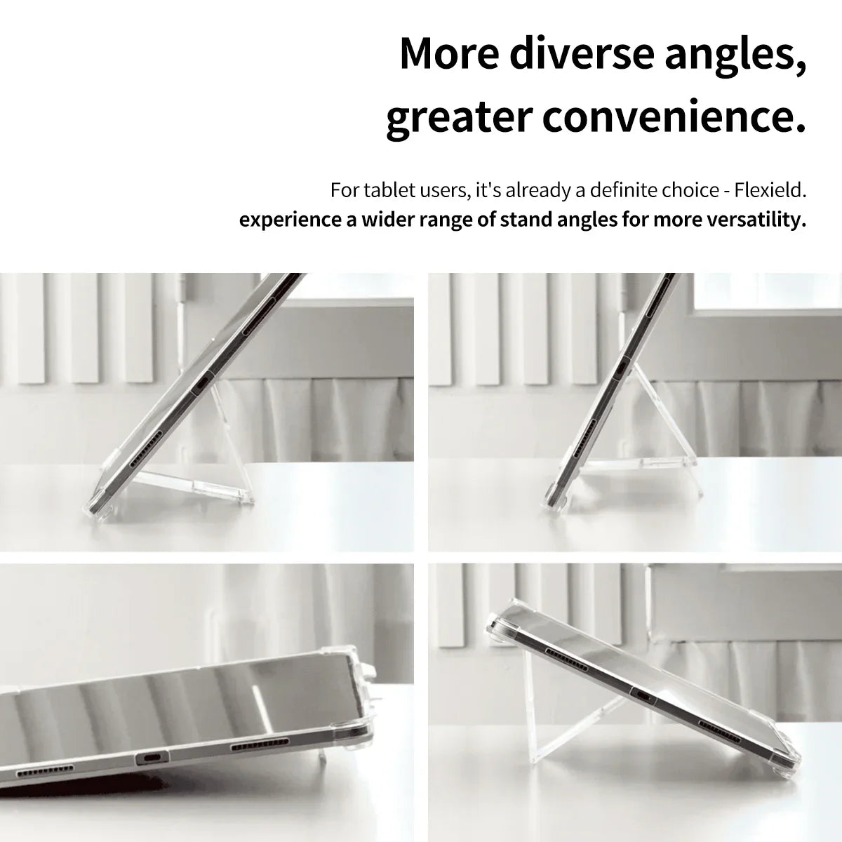 Araree Flexield Case For iPad Air 13 (M2) - Clear - Tashqila