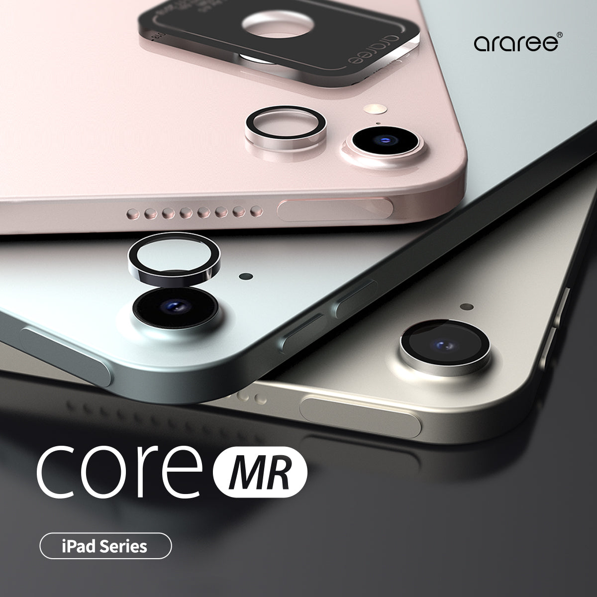 Araree Core Camera Metal Ring For iPad Air M2 11-In & 13-In - Clear