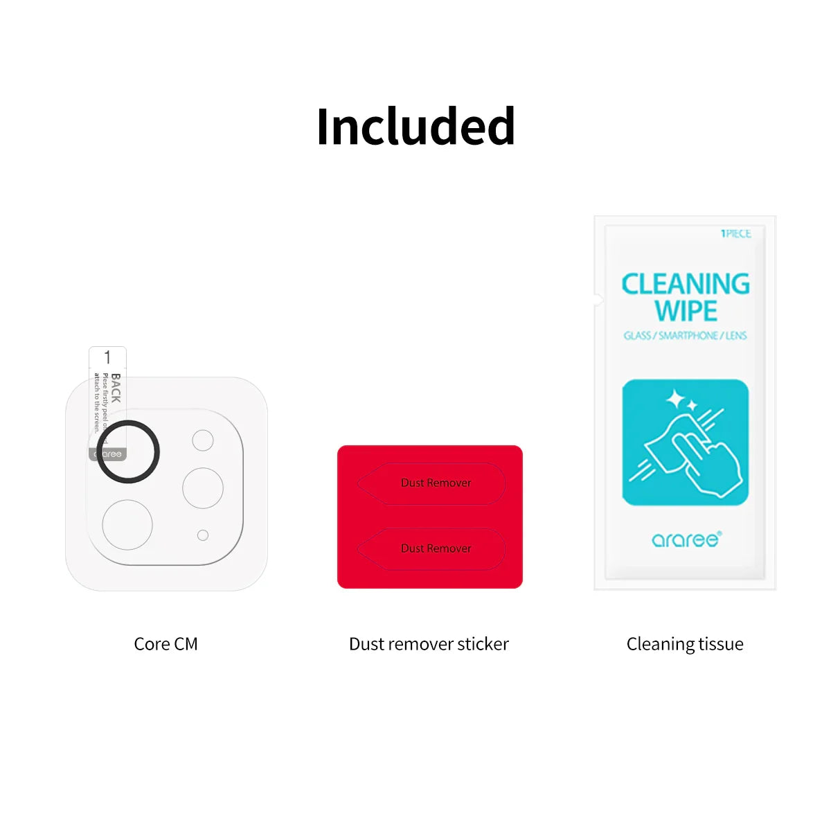 Araree Core Camera Glass For iPad Pro M4 11-In & 13-In - Clear - Tashqila