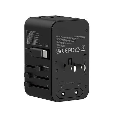 XPower 70W GaN Travel Adaptor TA70C Built-in Cable PD+PPS - Black