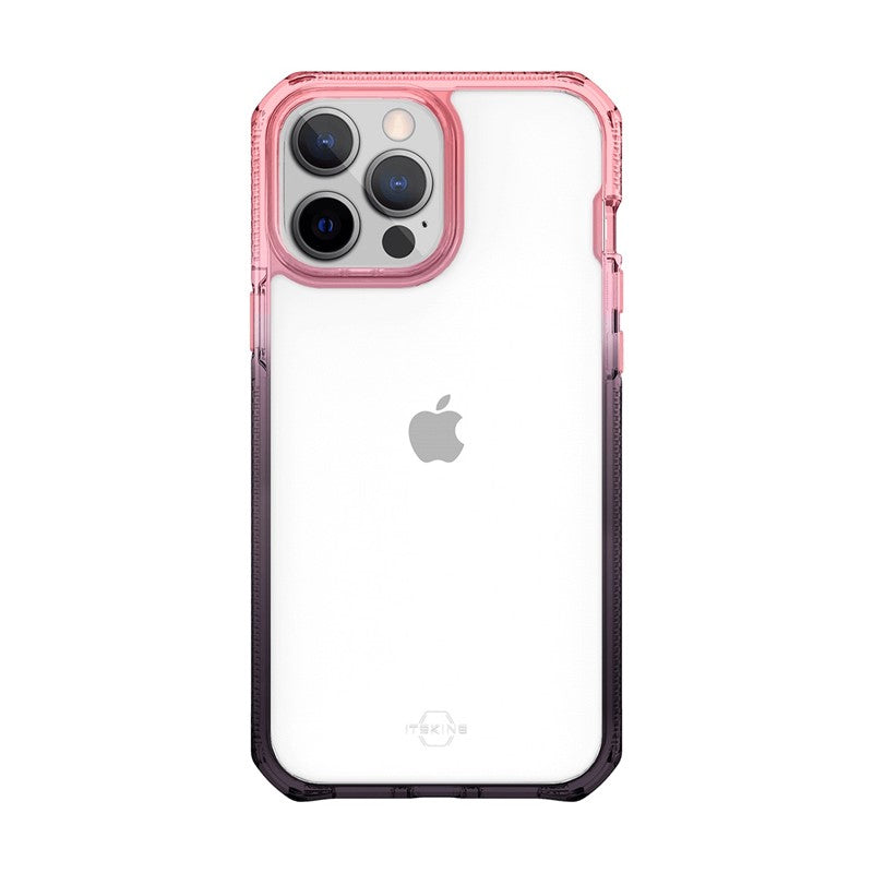 Itskins Supreme Prism iPhone 13 Pro Max Cover - Light Pink And Grey