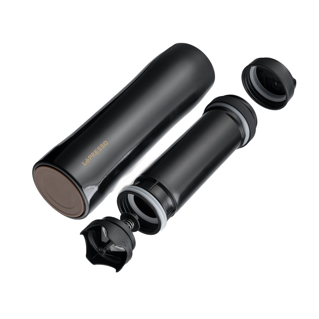 LePresso Portable French Press Coffee & Tea - Black