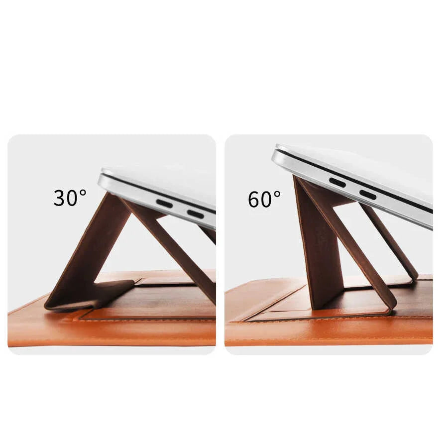 Wiwu Skin Pro Slim Stand Sleeve For Macbook Pro 16 - Blue - Tashqila