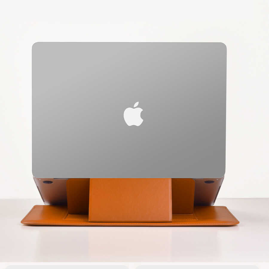 Wiwu Skin Pro Slim Stand Sleeve For Macbook Pro 16 - Brown