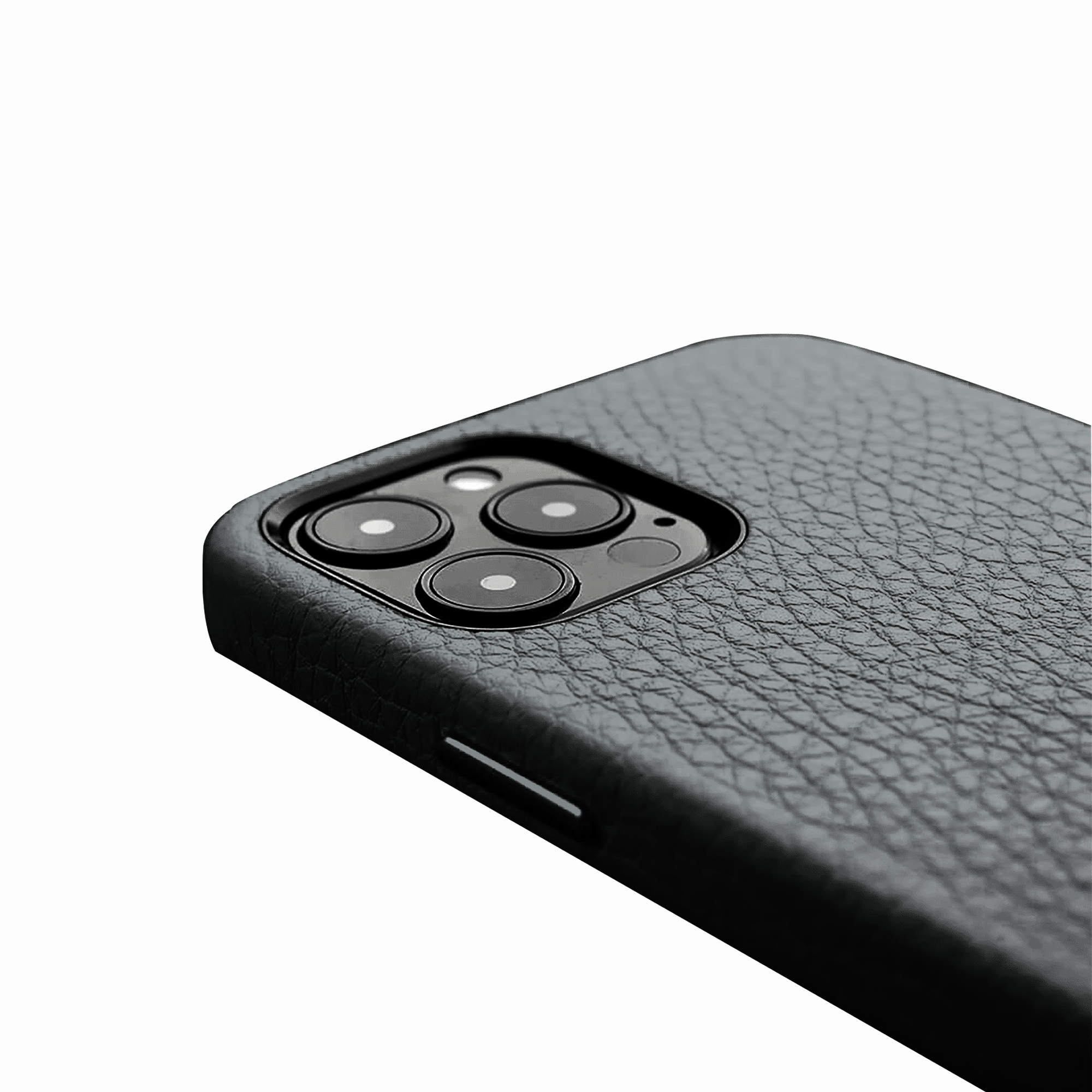 Melkco Origin Paris Series Clemence Leather Regal Snap Cover Case For Apple iPhone 12 / 12 Pro - Black