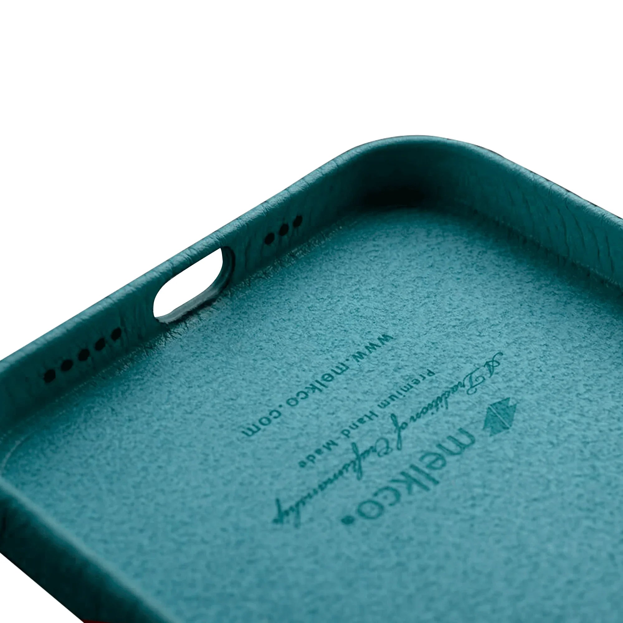 Melkco iPhone 12 & 12 Pro Origin Paris Premium Leather Cover - Lake Blue - Tashqila