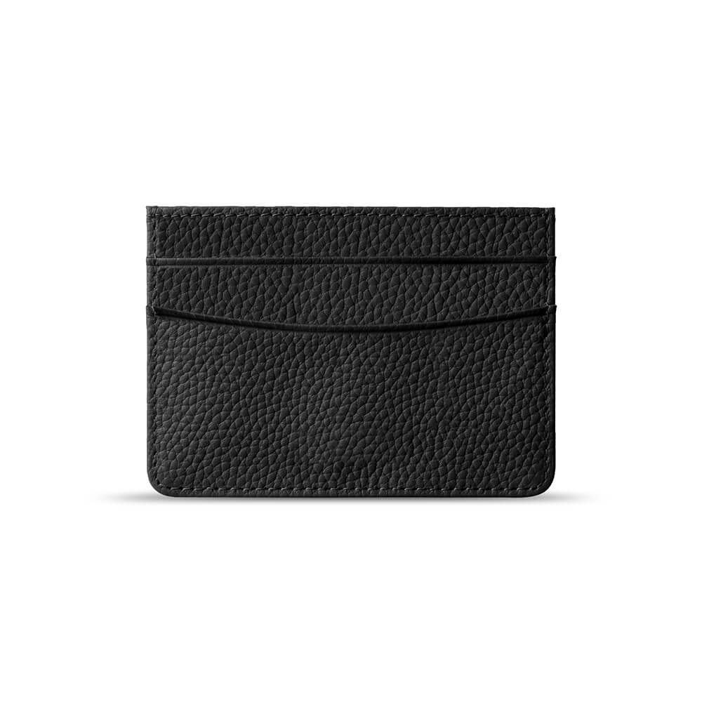 Melkco Origin Series Lai Chee Pattern Premium Leather Card Holder - Black