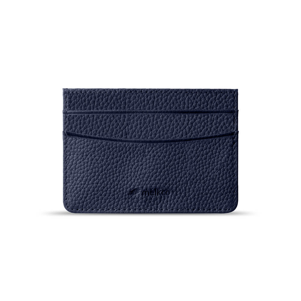 Melkco Card Holder Origin Series Premium Leather - Dark Blue