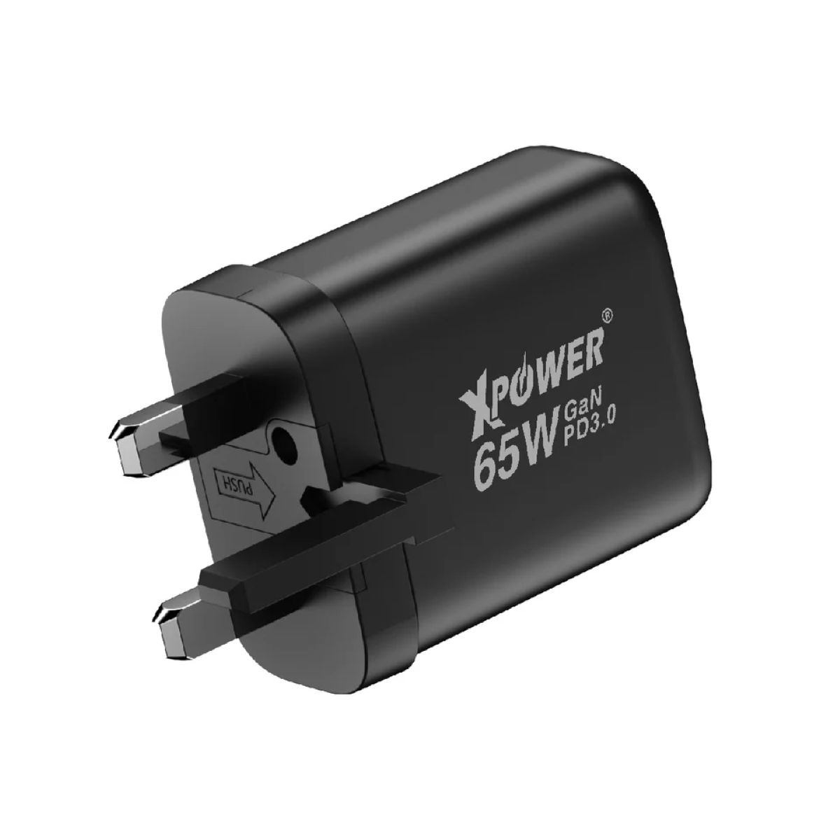 Xpower 65W Slimmest Wall Charger GW65C, Black