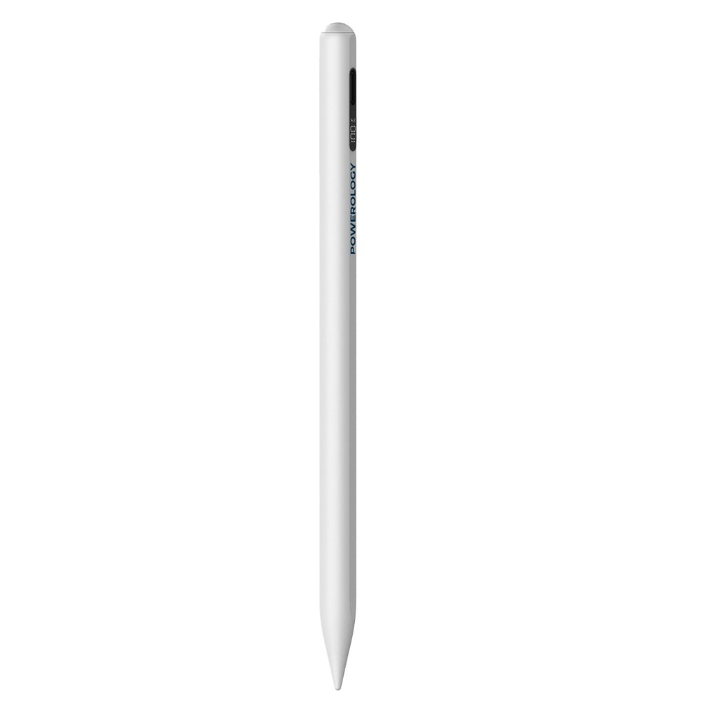 Powerology Digital Stylus/Pencil 2018-2025 iPad Models - White