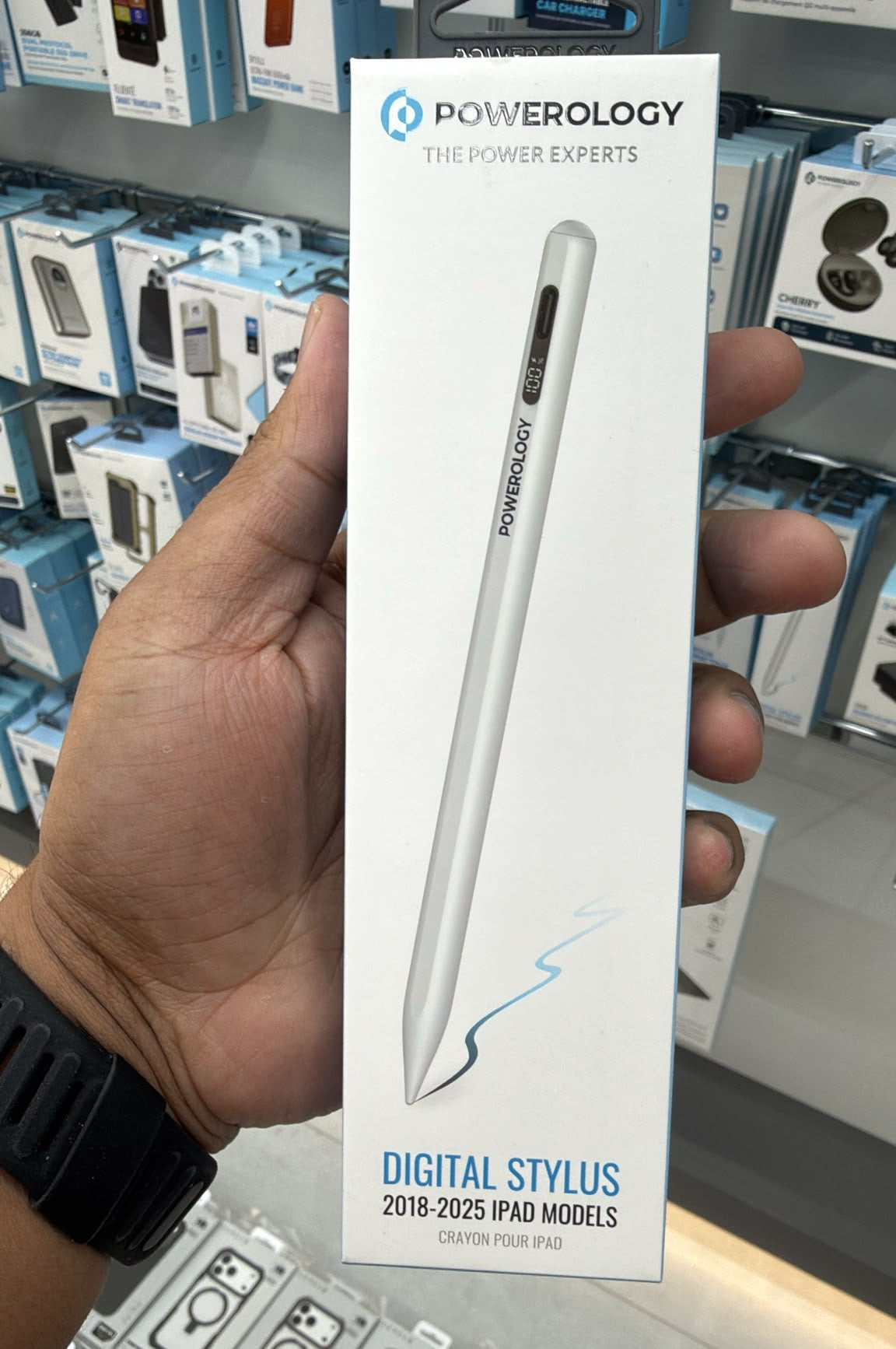 Powerology Digital Stylus/Pencil 2018-2025 iPad Models - White