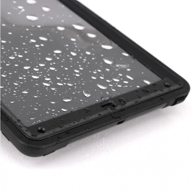 Armor-X Rin Series Case For iPad Pro 11 (2020) Rainproof Military Grade Rugged Case With Hand Strap & Kick-Stand & Pen Holder - Black - Tashqila