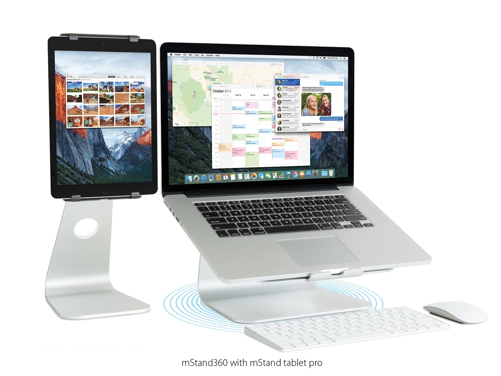Rain Design mStand 360 for Laptop - Silver