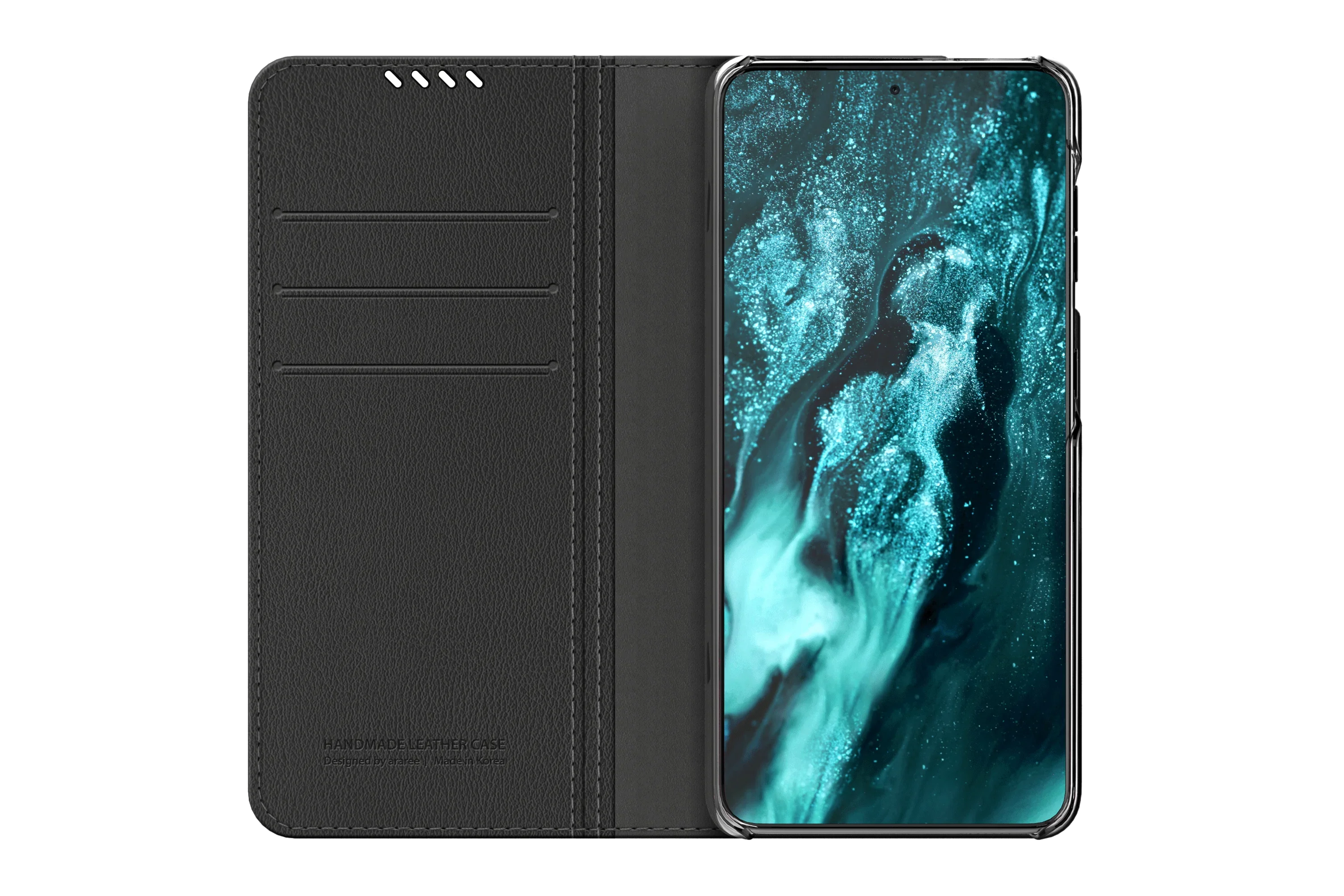 Araree Mustang Diary FliP Case For Samsung Galaxy S21 Plus - Clear - Tashqila