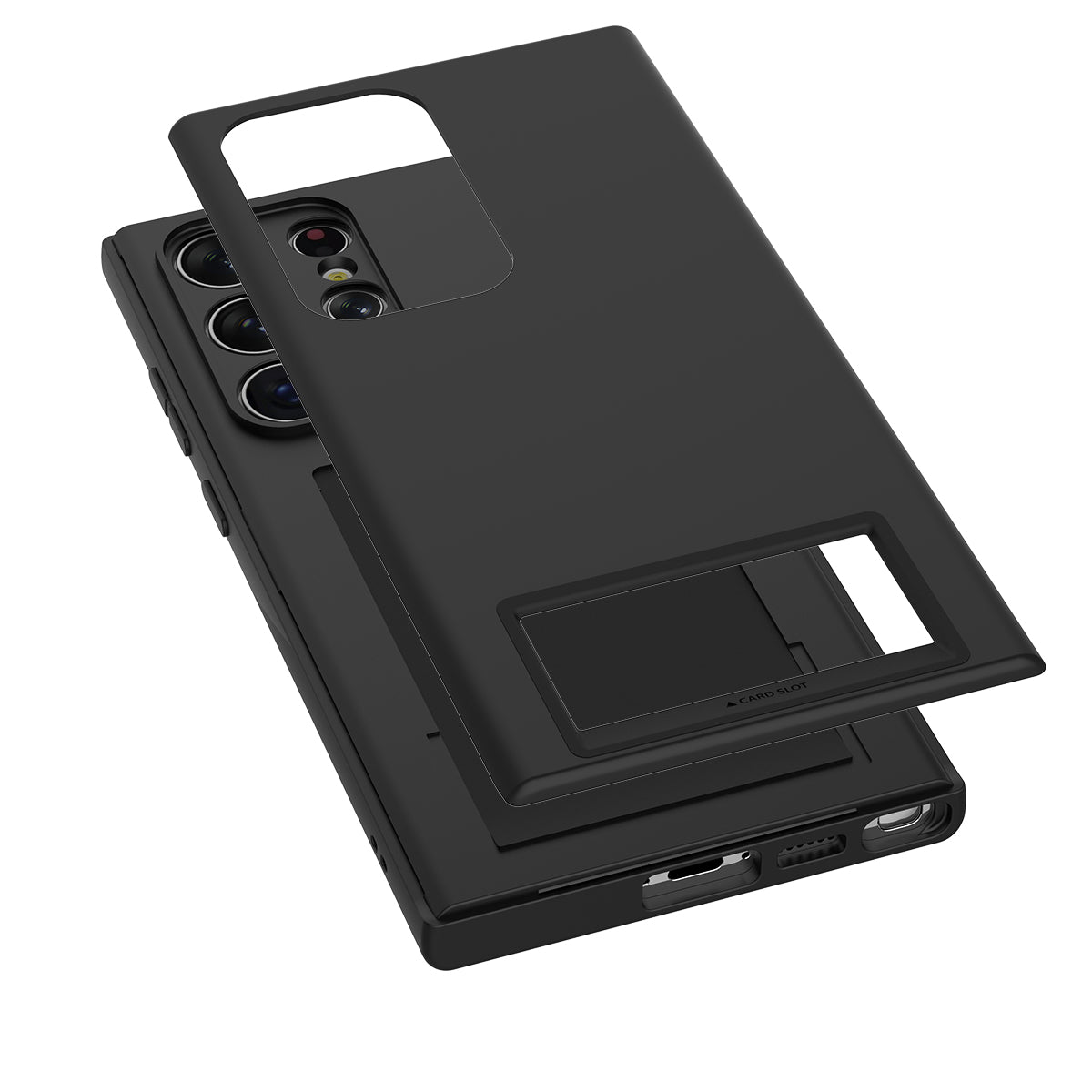 Araree Air Slot Case with card Slot For Samsung Galaxy S23 Ultra -Black