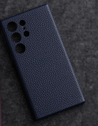 Melkco S24 Ultra Premium Leather MagSafe Cover - Dark Blue - Tashqila