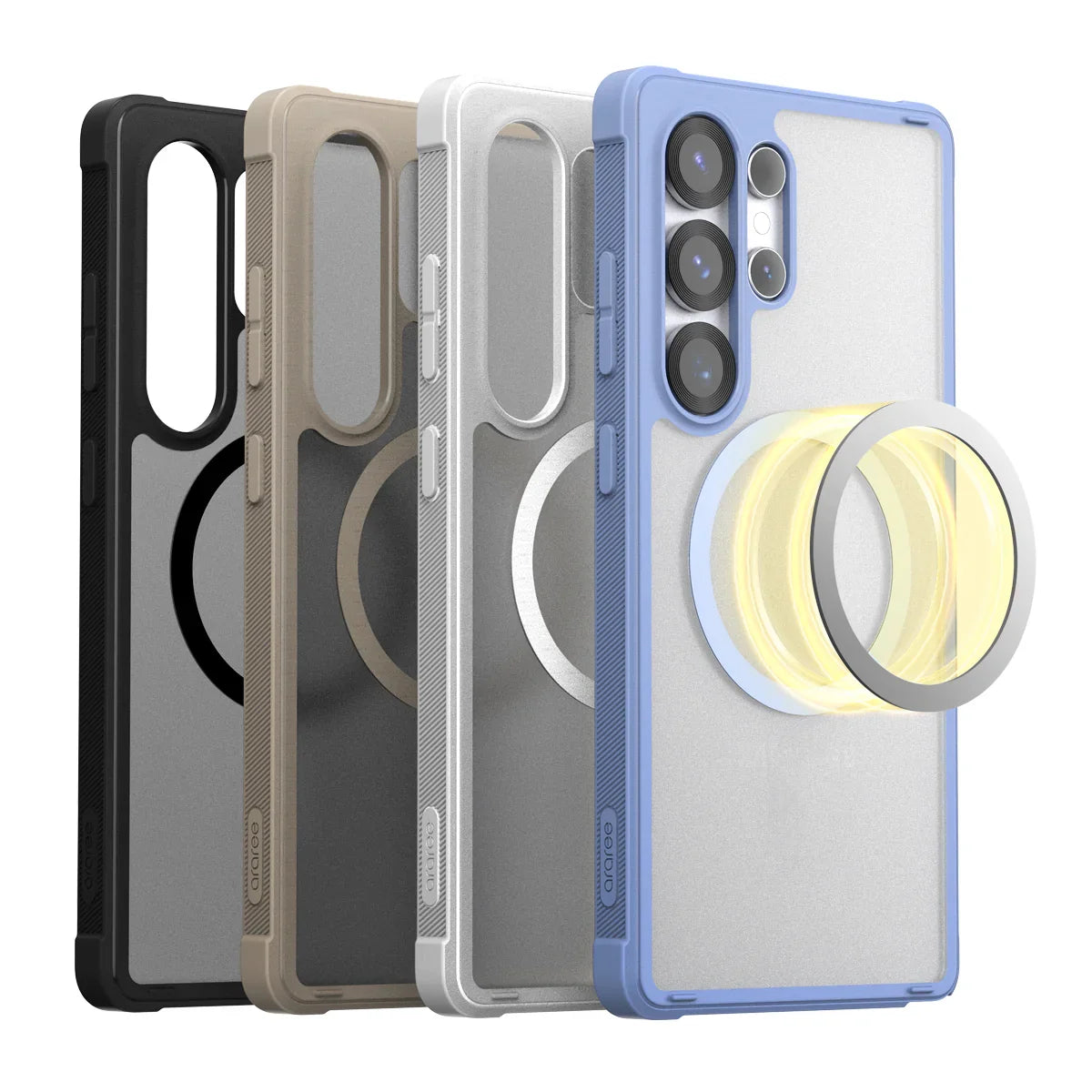 Araree Samsung S25 Ultra Duple Armor Magsafe Case - Black - Tashqila