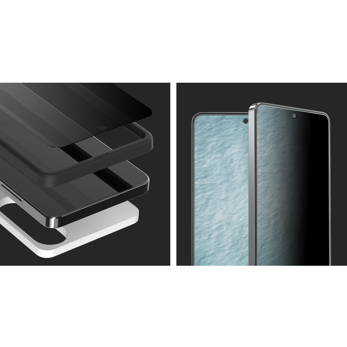 Samsung S26, Araree Core Screen Glass - Privacy