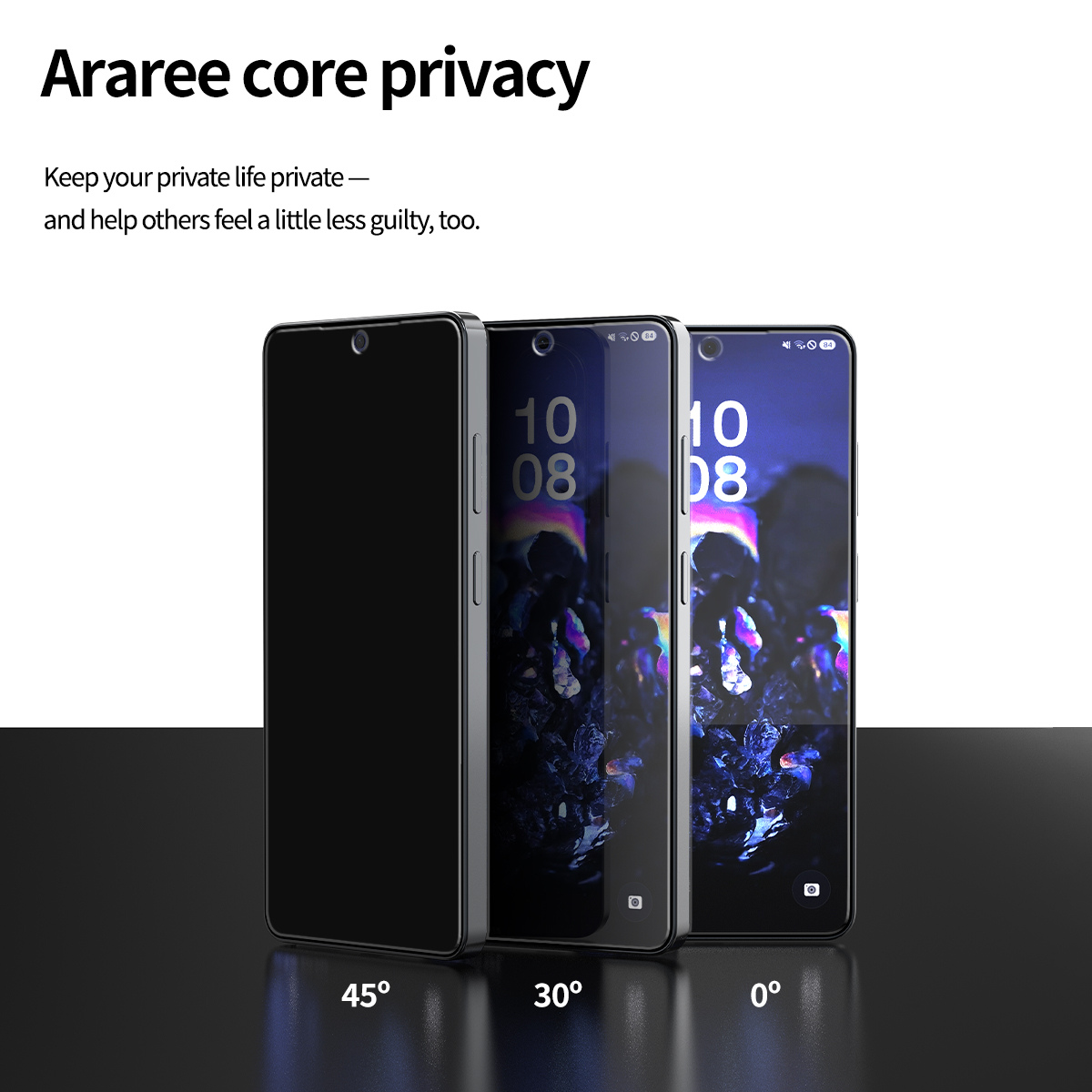 Samsung S26, Araree Core Screen Glass - Privacy