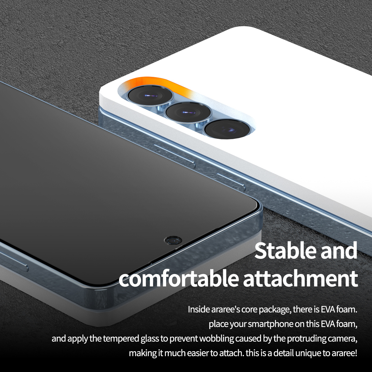 Samsung S26, Araree Core Screen Glass - Privacy