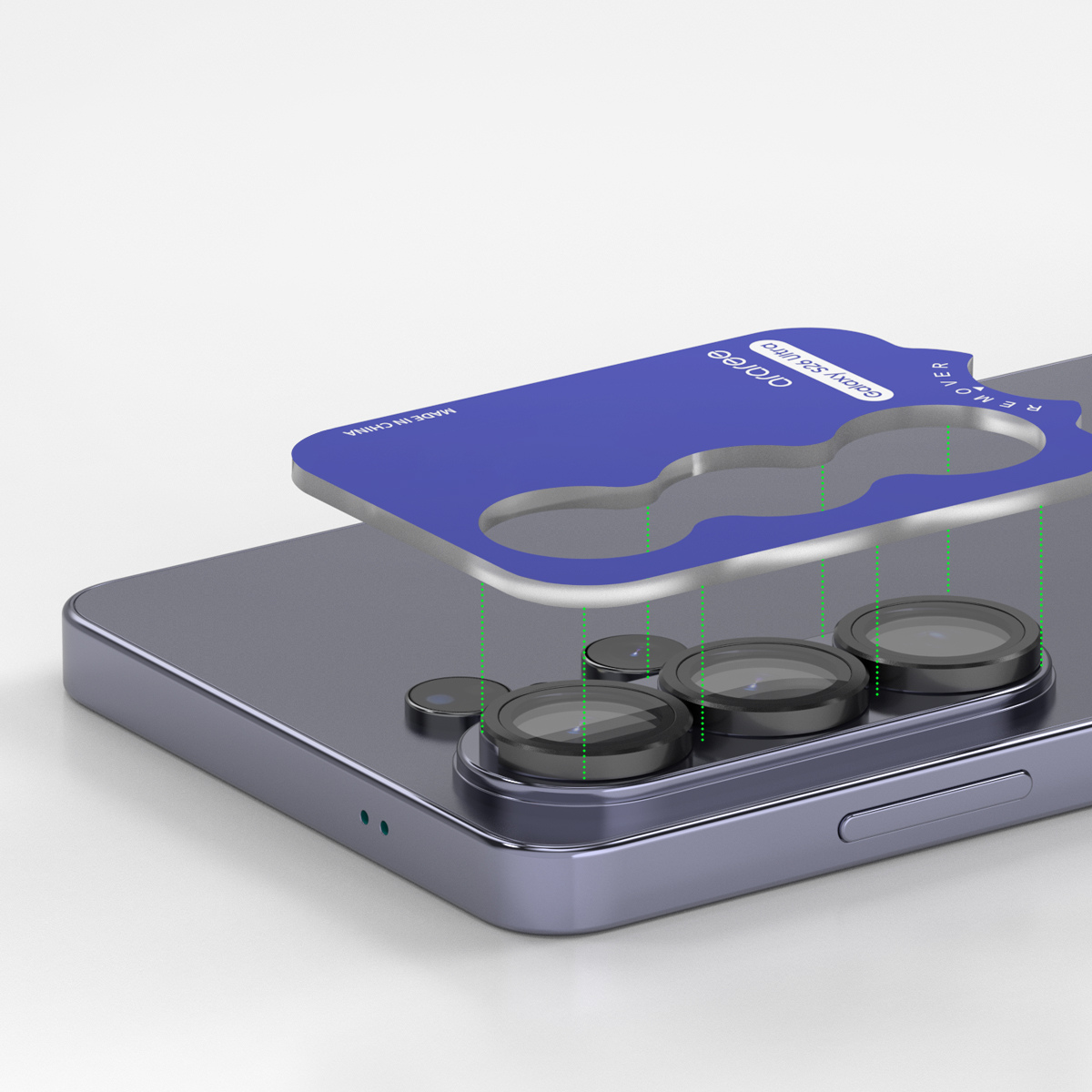 Samsung S26 & S26 Plus, Araree Metal Camera Ring - Clear