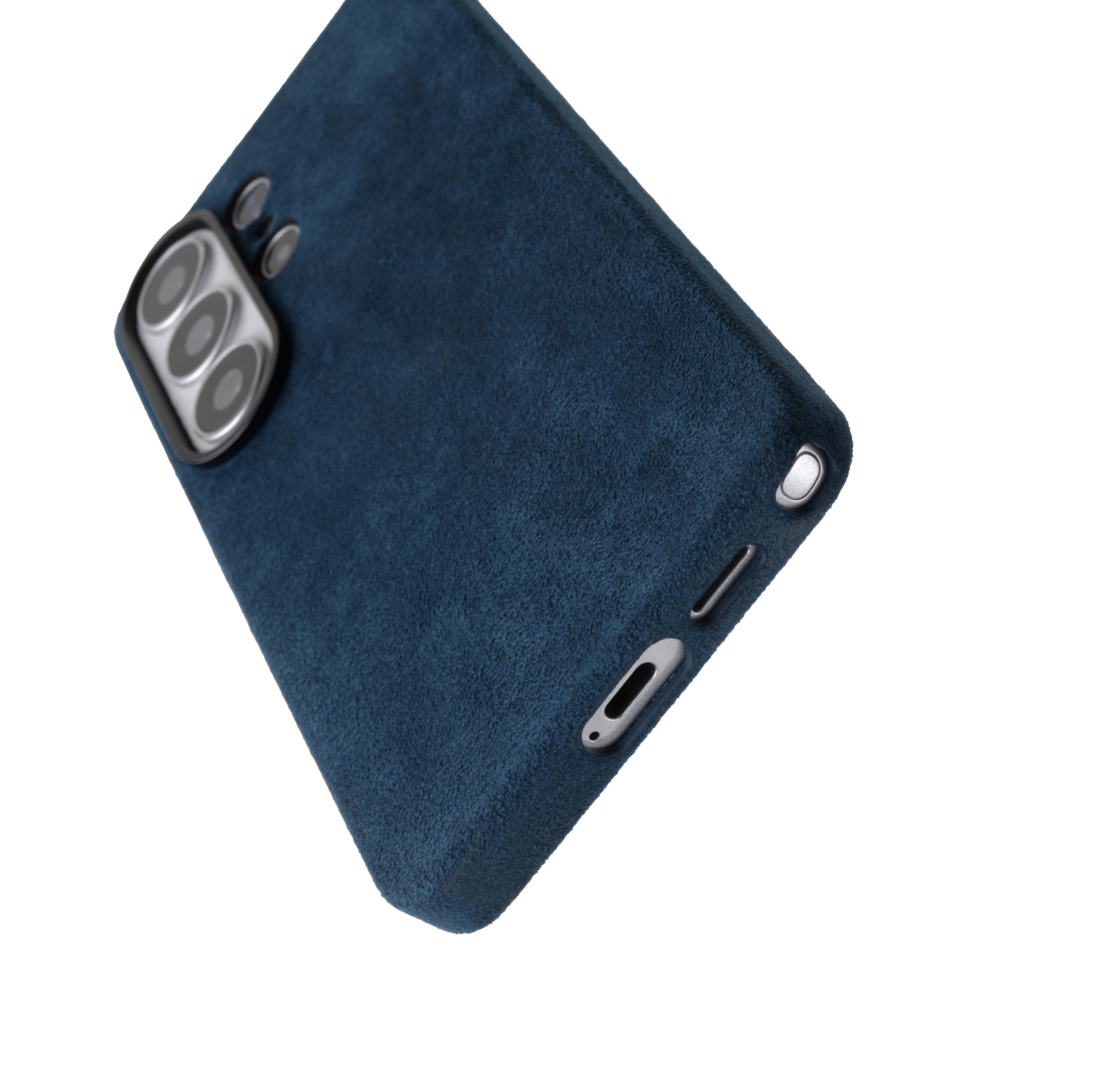 Samsung S26 Ultra, Melkco Alcantara Magsafe Case, Dark Blue