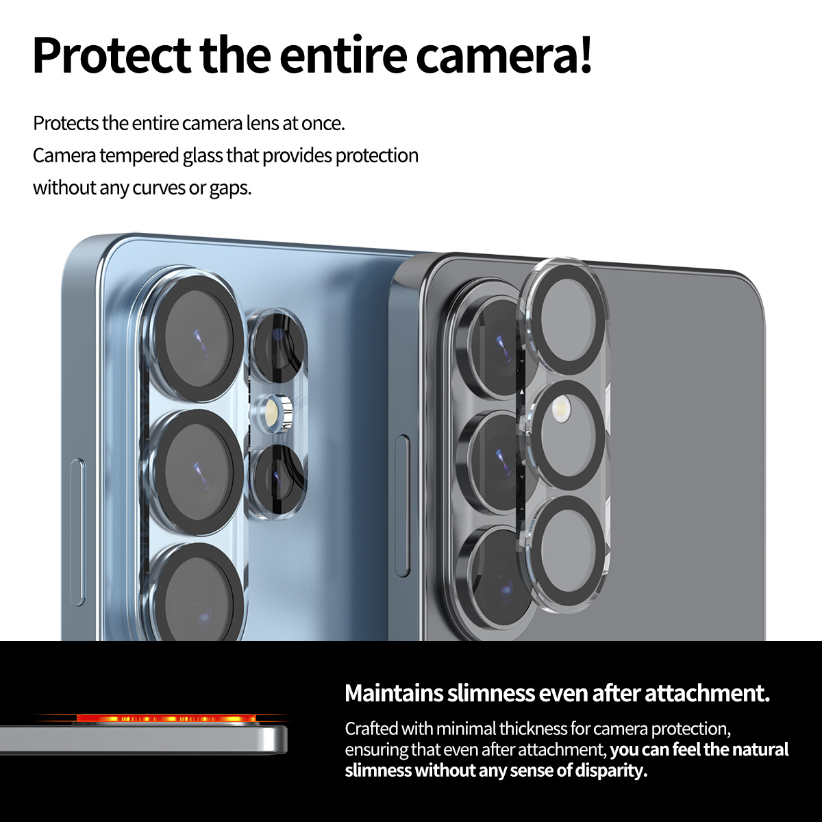 Samsung S26 Ultra, Araree Camera Lens - Clear