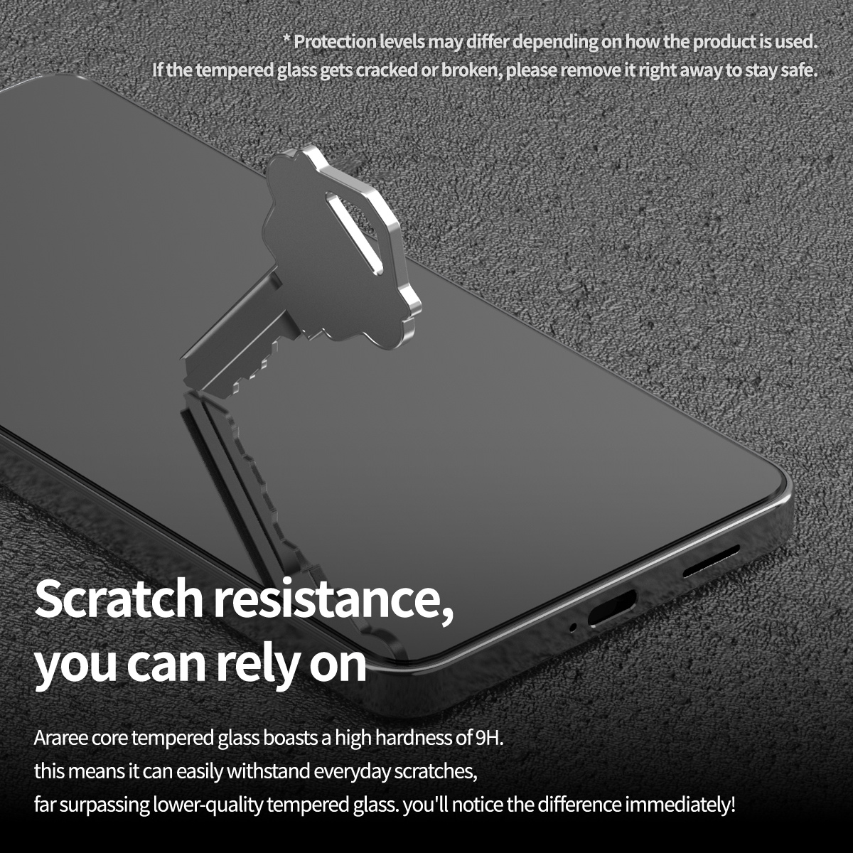 Samsung S26 Ultra, Araree Core Screen Glass - Clear