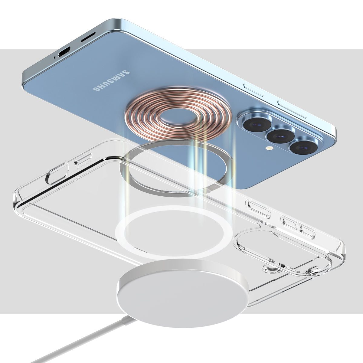 Samsung S26 Ultra, Araree Duple Magsafe Case - Clear