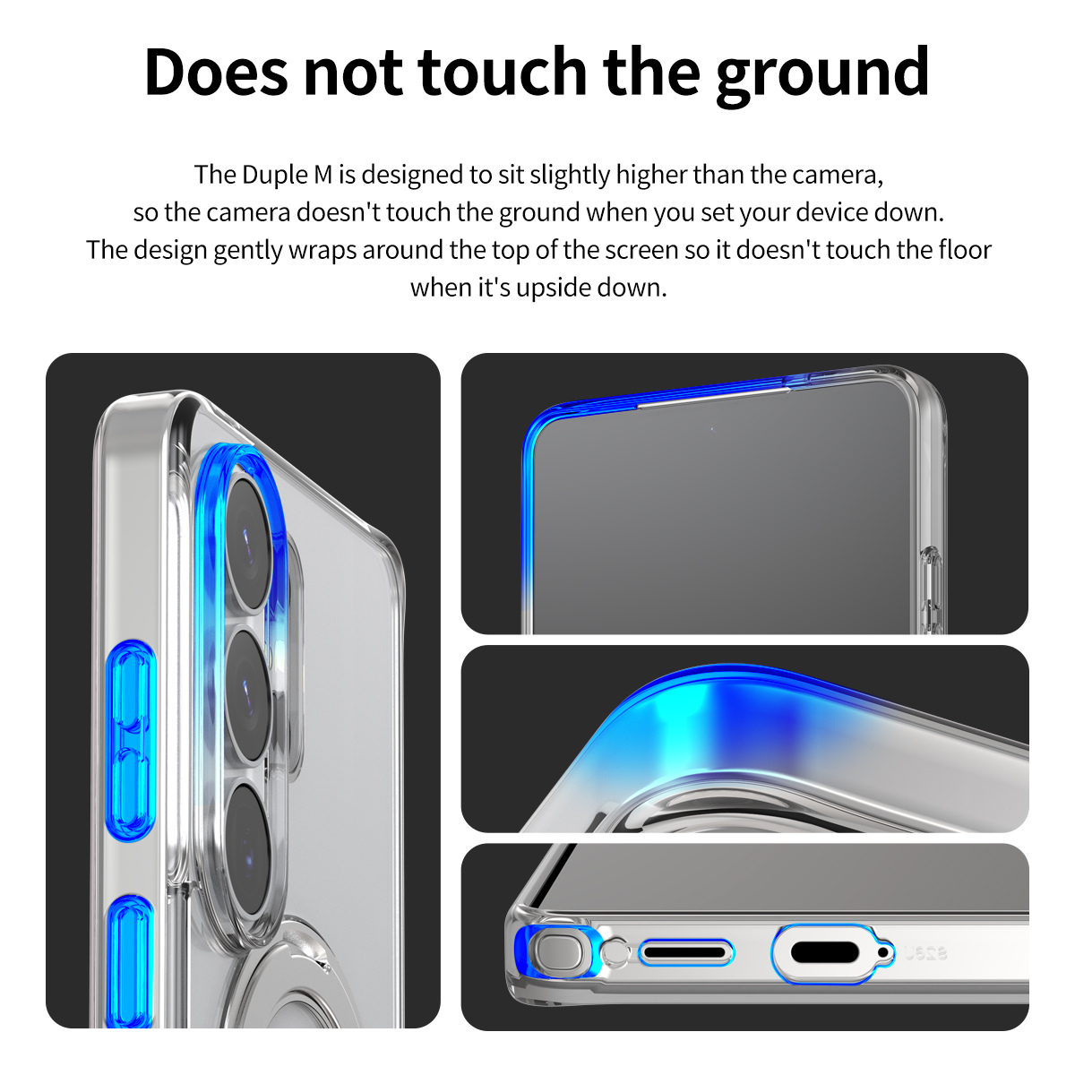 غطاء حماية شفاف من أراري، مزود بحامل ماج سيف مزدوج، لهاتف سامسونج اس ٢٦ ألترا.