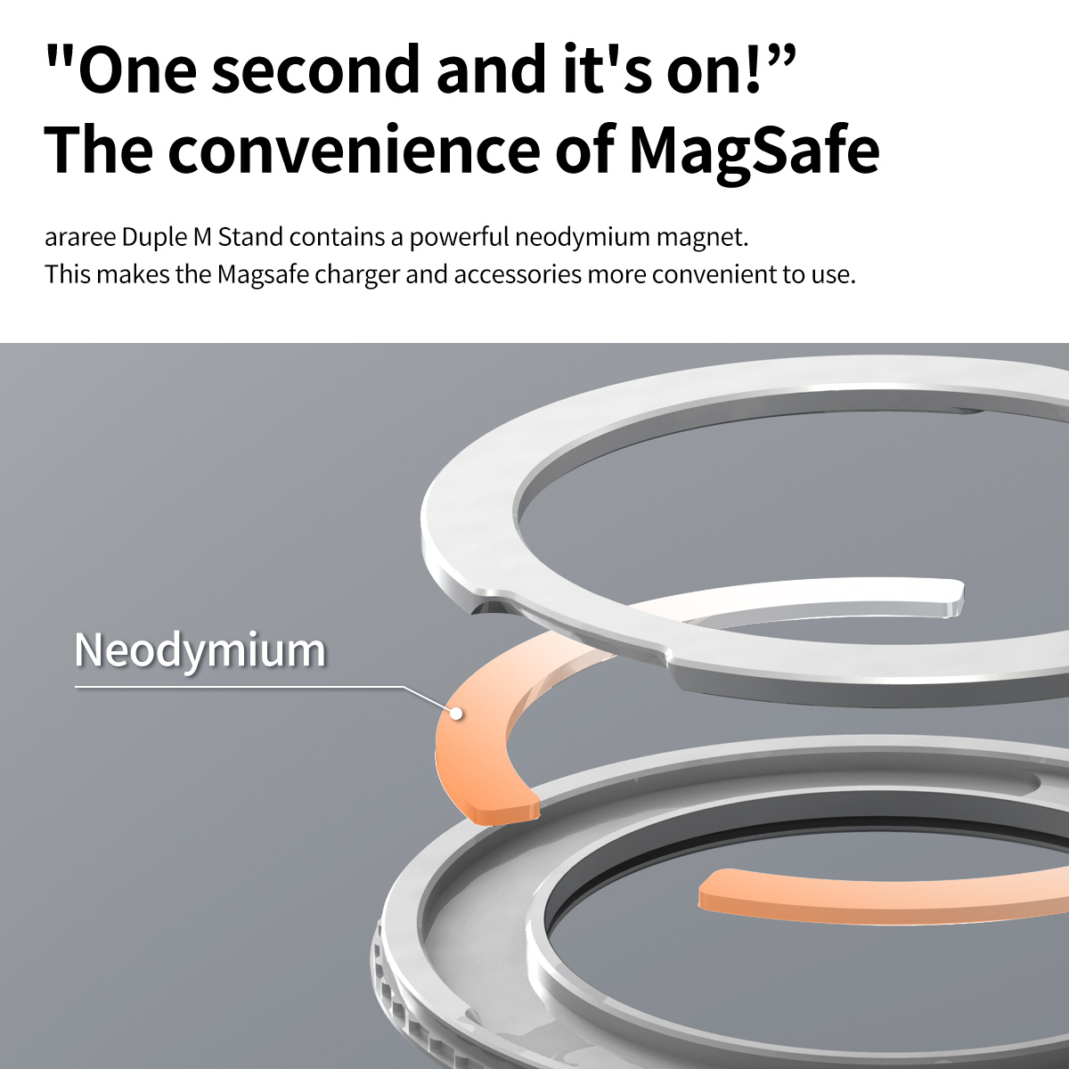 غطاء حماية شفاف من أراري، مزود بحامل ماج سيف مزدوج، لهاتف سامسونج اس ٢٦ ألترا.