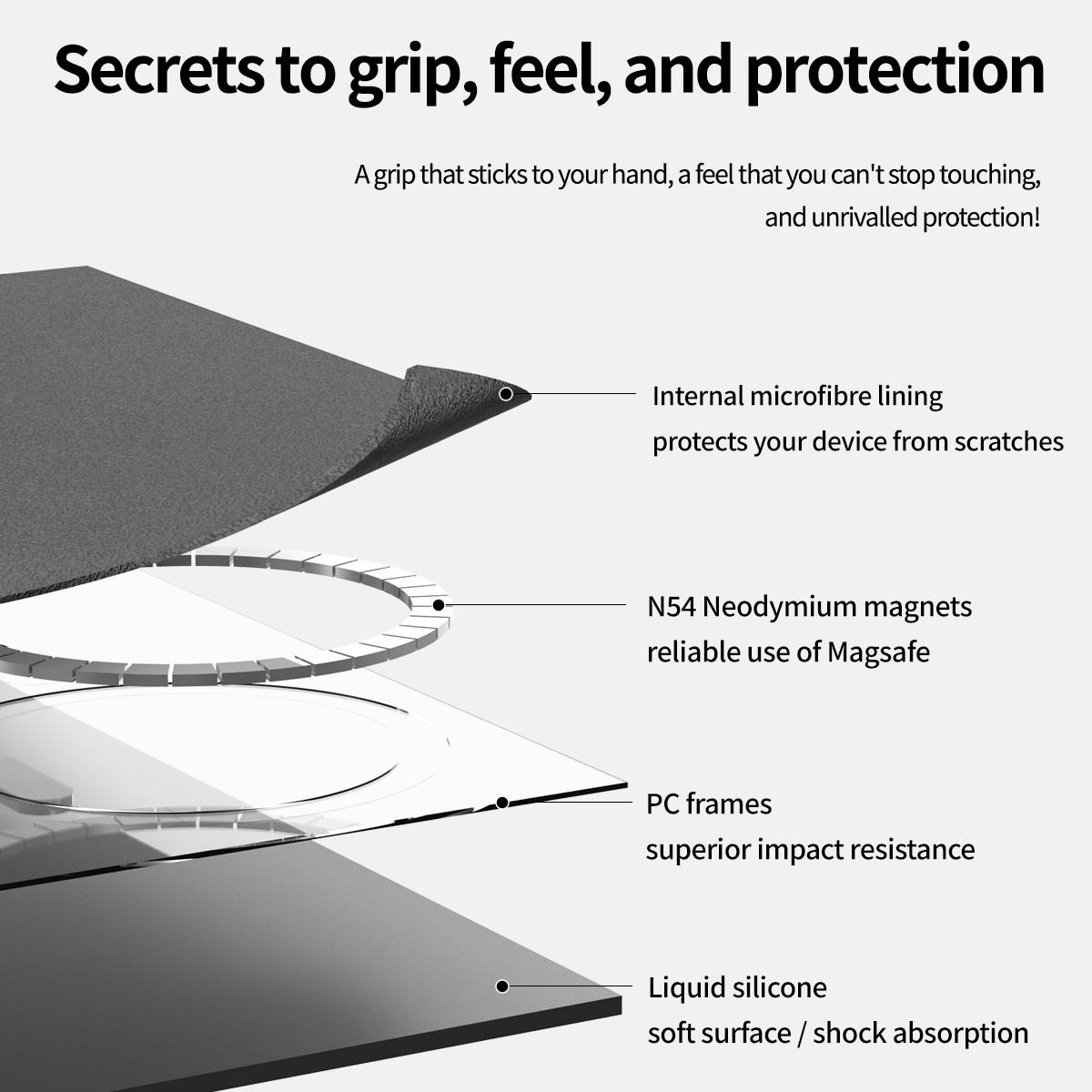 Samsung S26 Ultra, Araree Typo Skin Magsafe Case - Black