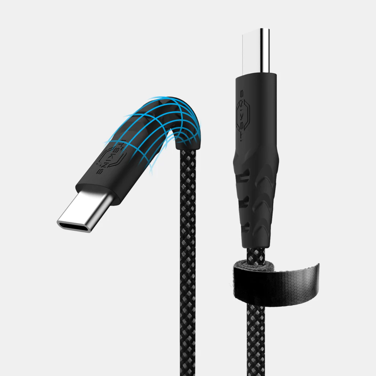 Itskins 100W USB-C to USB-C 1.5M Braided Cable