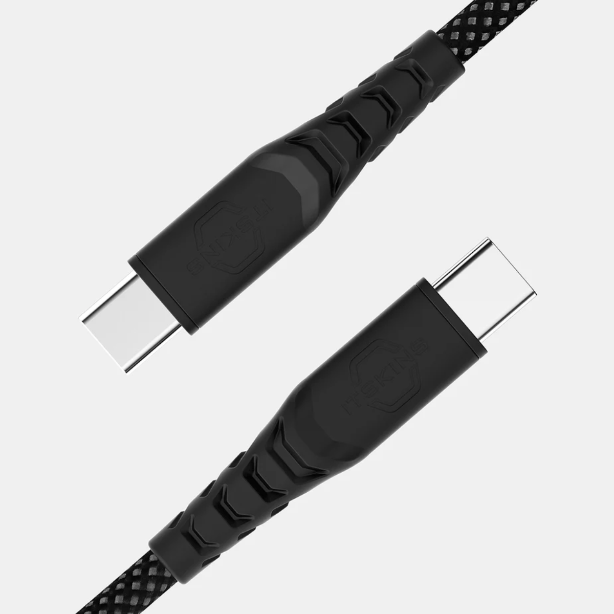 Itskins 100W USB-C to USB-C 1.5M Magnetic Braided Cable