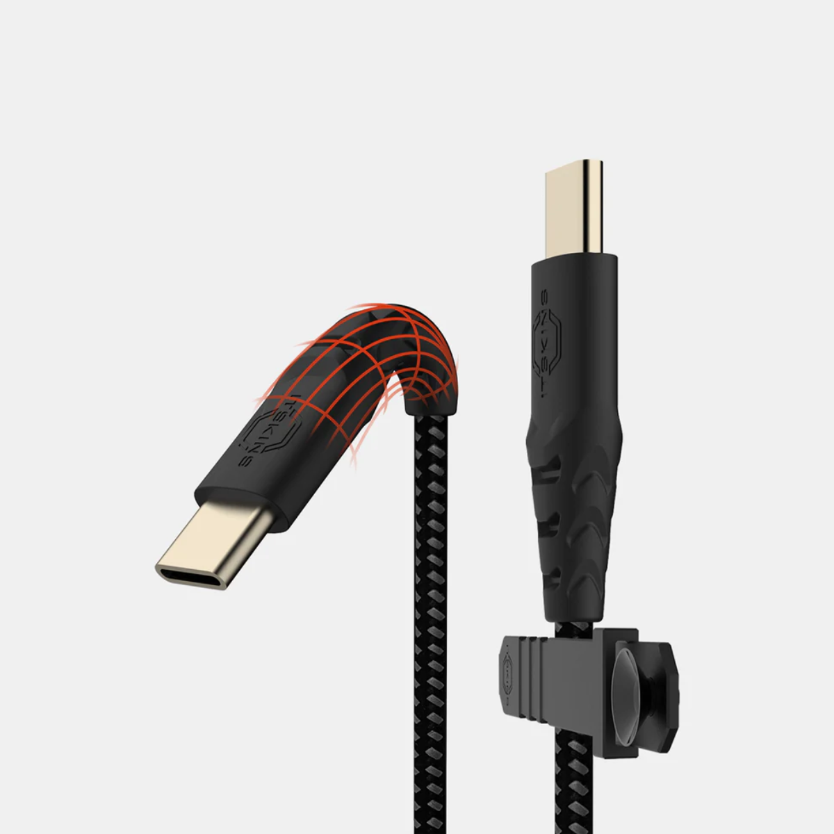 Itskins 140W USB-C to USB-C 2M Braided Cable