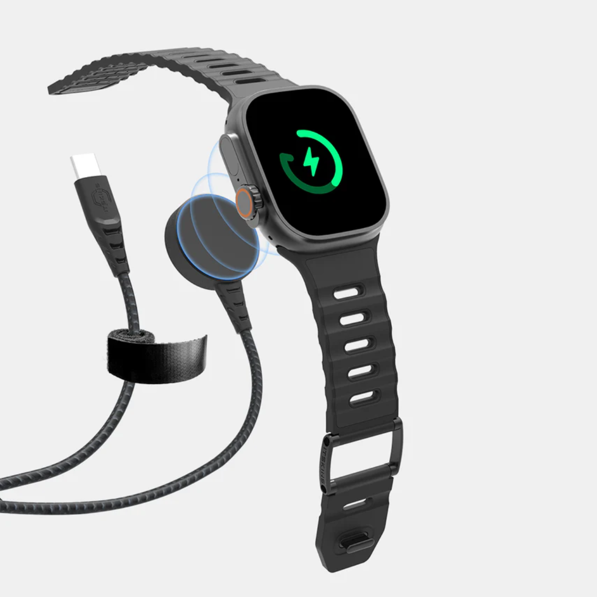 Itskins All in 1 Hybrid Magnetic Pod USB-C Cable - Black