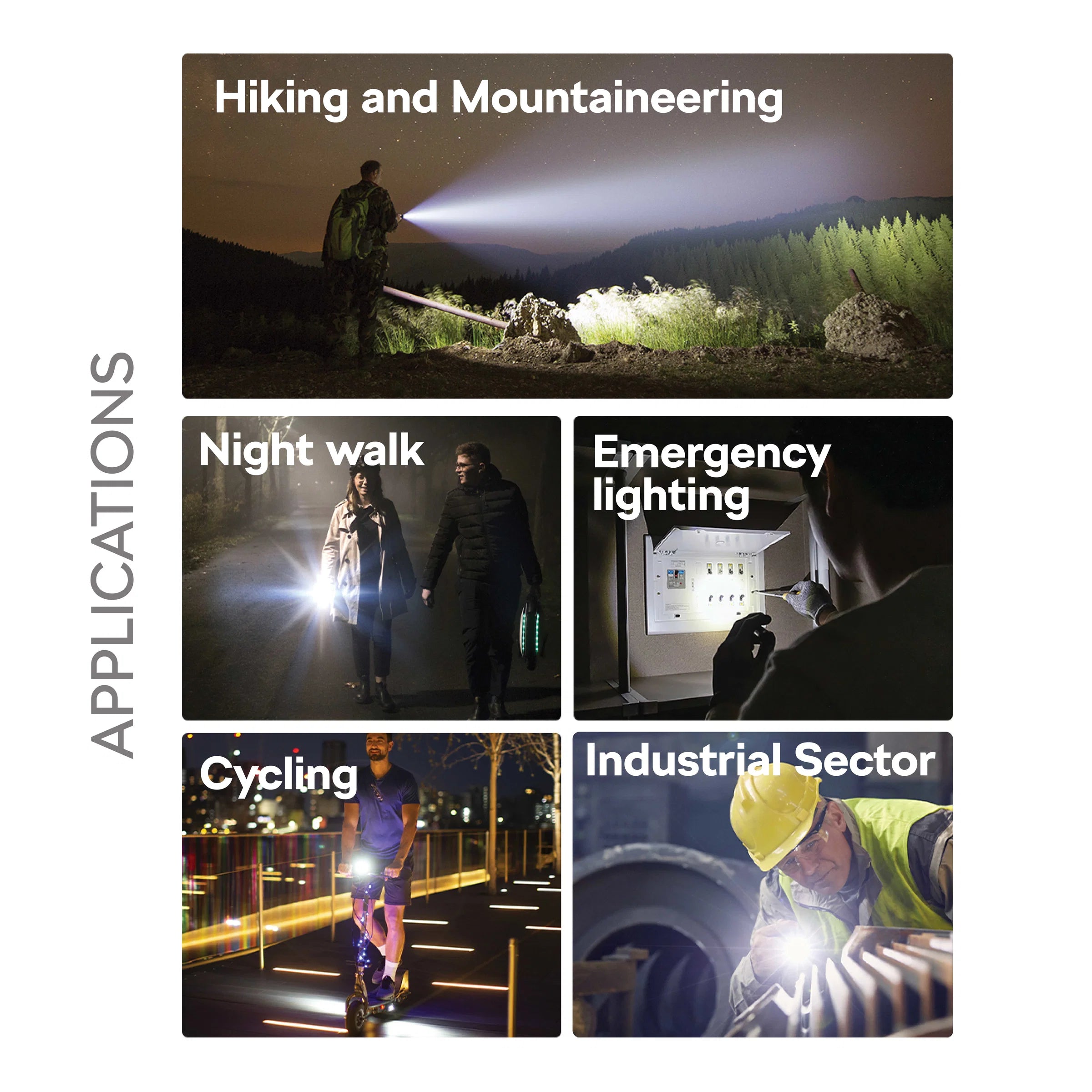 Philips LED 24W Rechargeable Flashlight 1000 lumens 2 Pack SFL2142C2