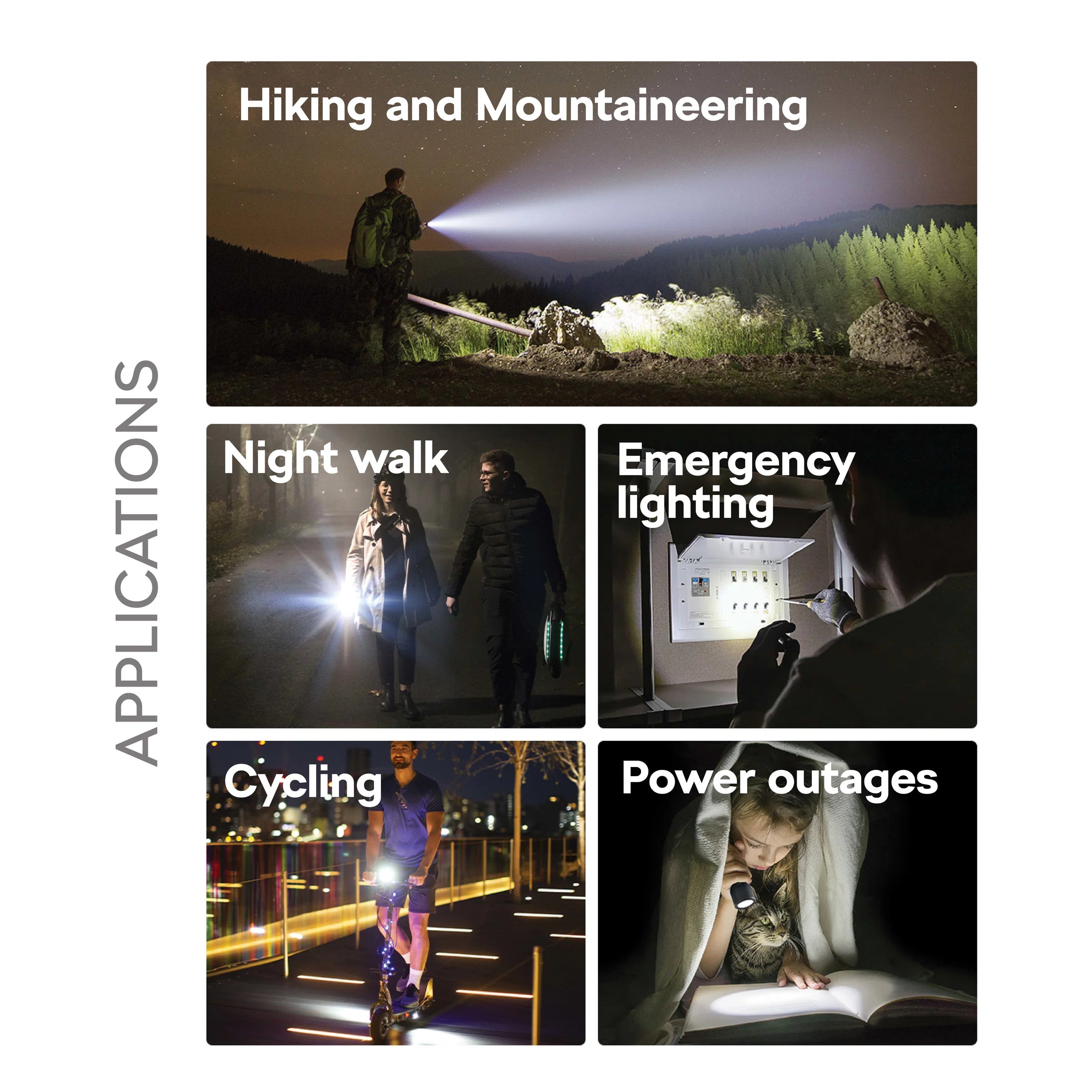 Philips LED 24W Rechargeable Flashlight 1000 lumens 4 Pack SFL2142C4