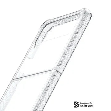 Itskins Hybrid Clear Case For Samsung Galaxy Z FliP 4 - Transparent - Tashqila