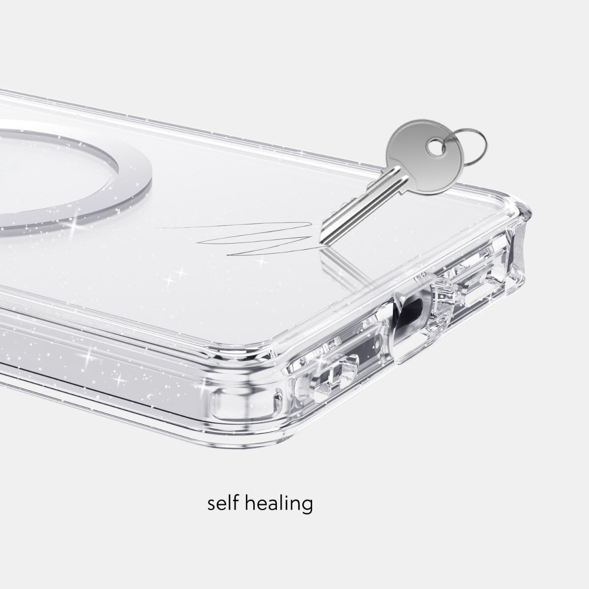 Samsung S26 Ultra, Avana Starlight Magsafe Case, Silver