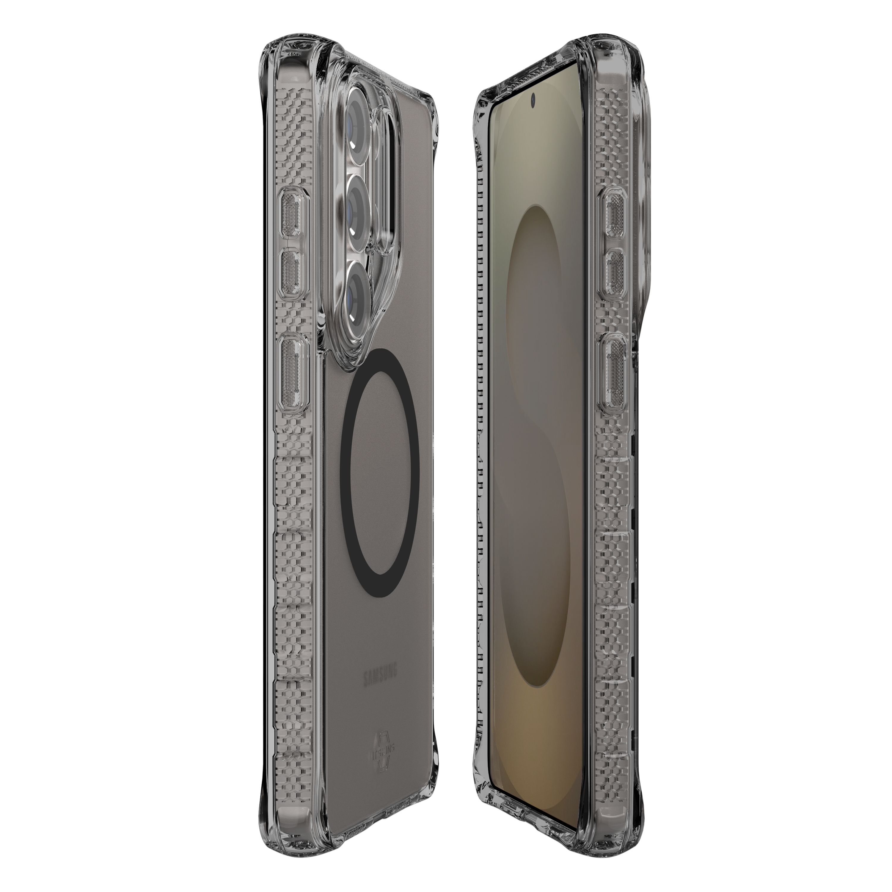 Samsung S26 Ultra, Itskins Hybrid Vapor Magsafe Case, Smoke