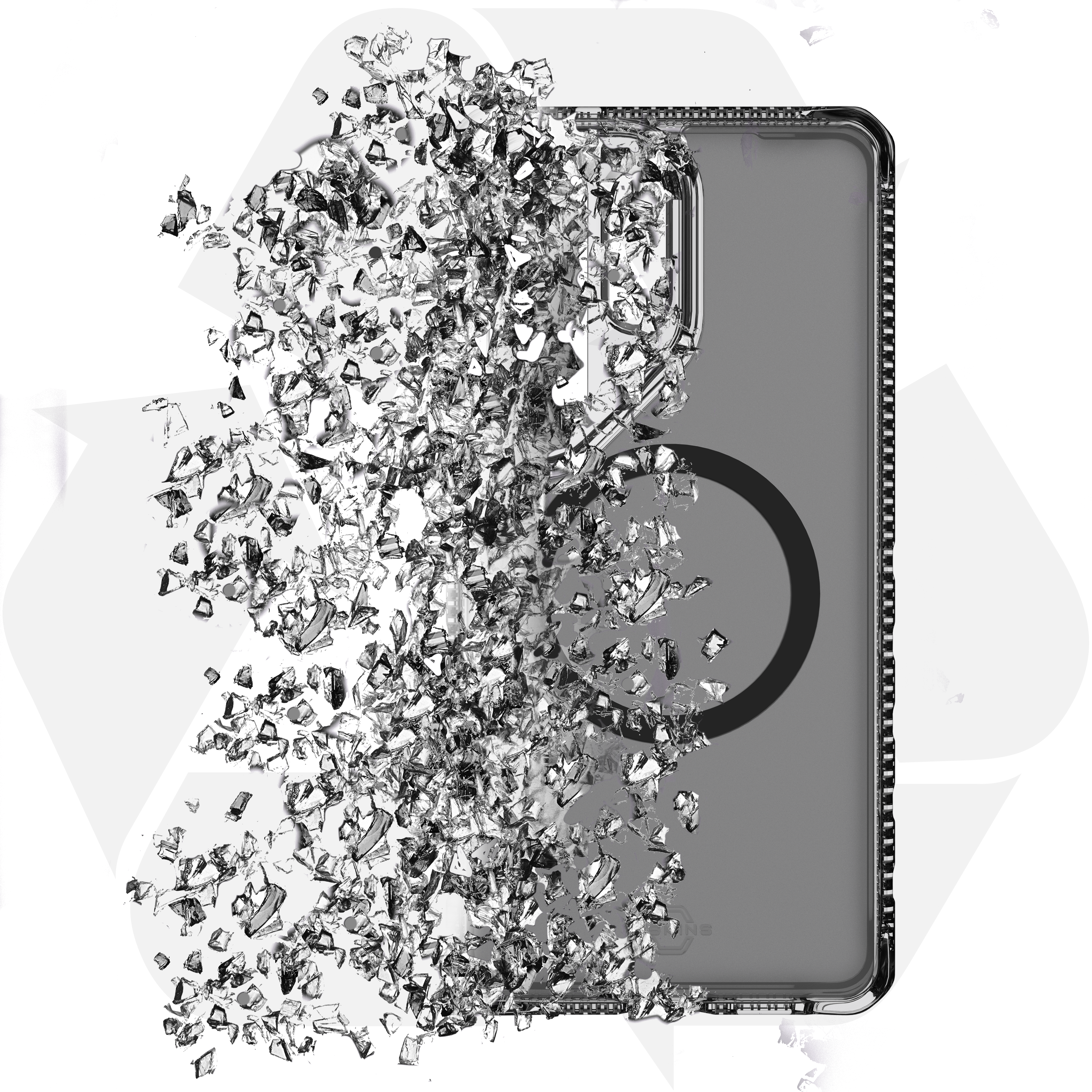 Samsung S26 Ultra, Itskins Hybrid Vapor Magsafe Case, Smoke