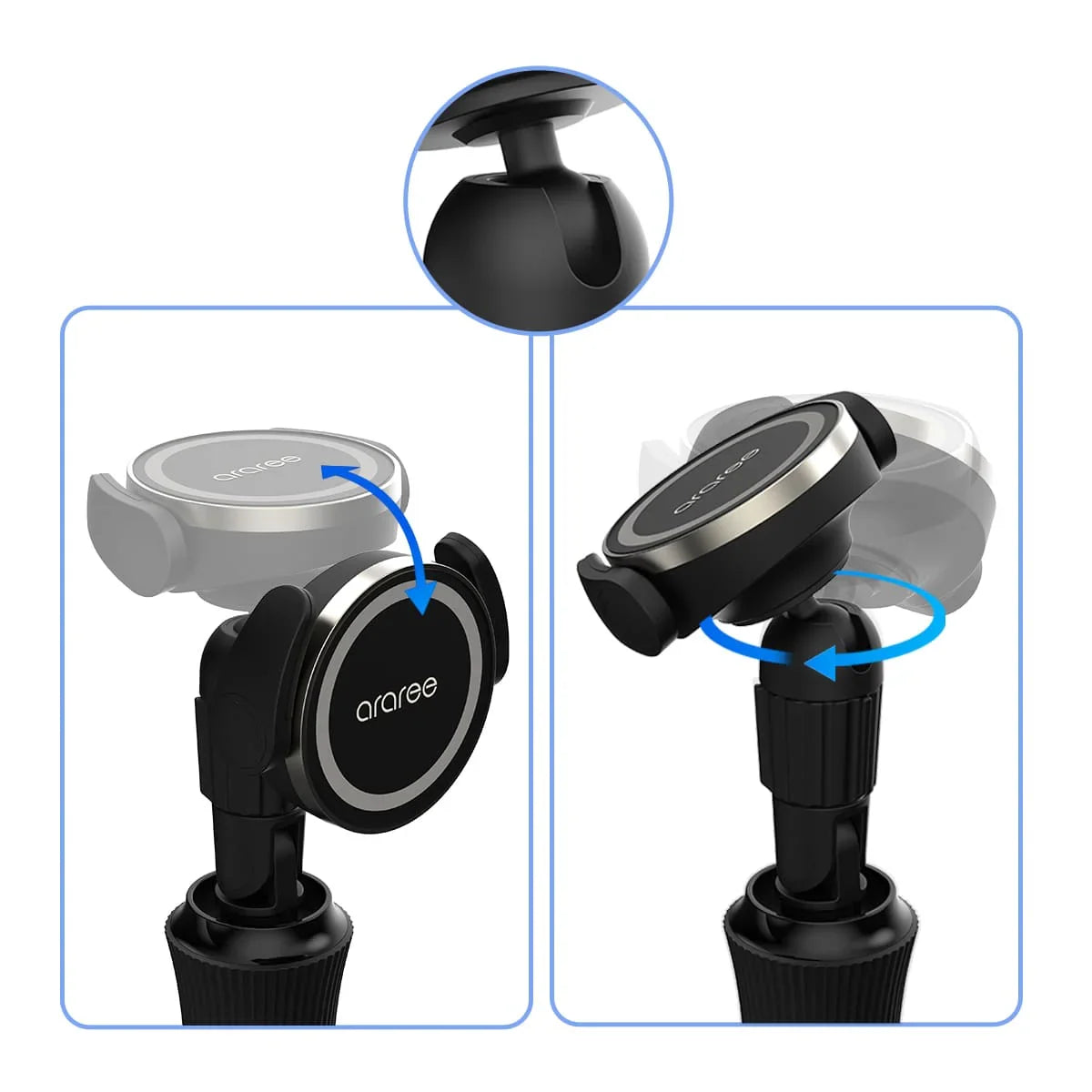 حامل صور سيلفي أراري ماجفي بود برو ماجسيف ١.٥ متر أسود