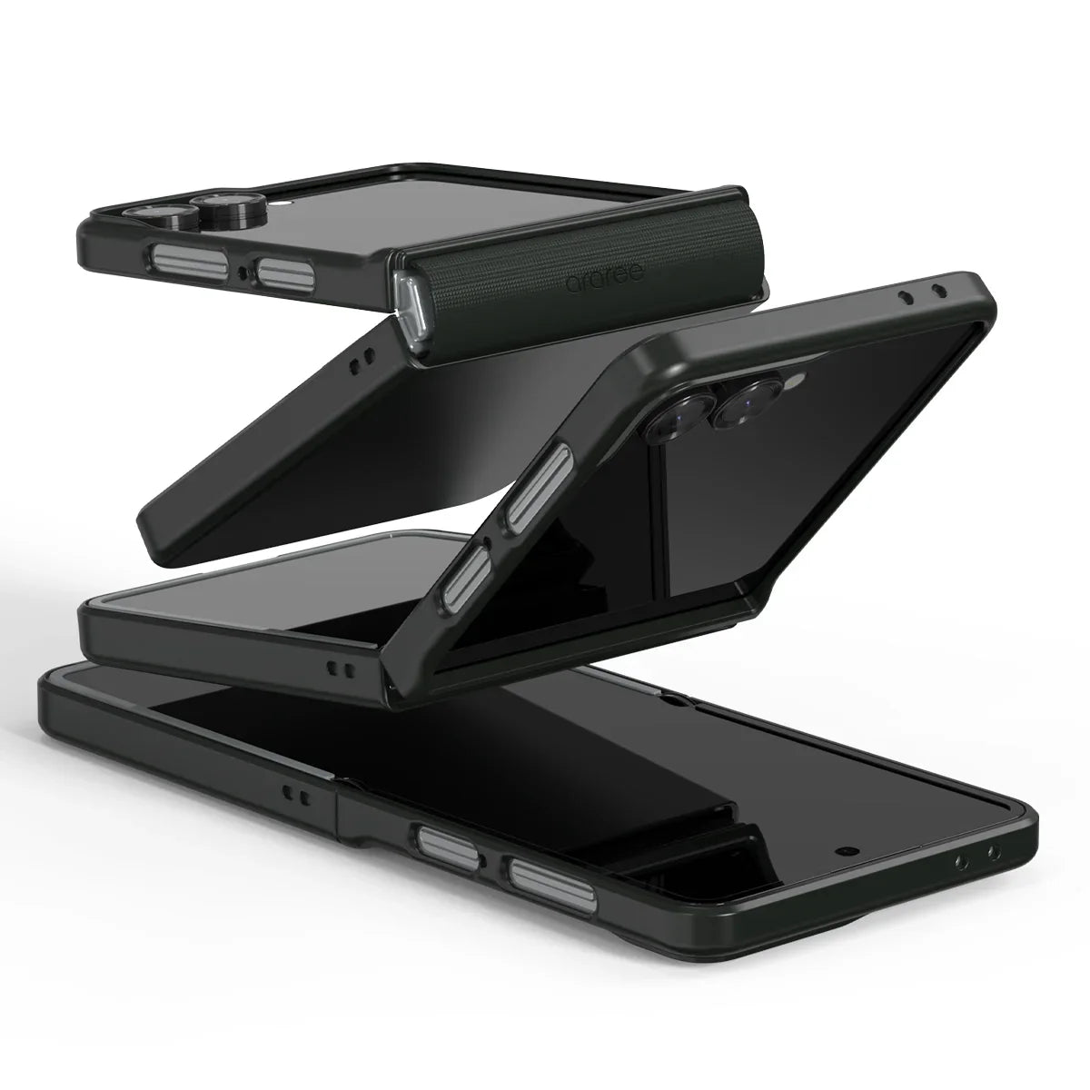 Samsung Z Flip7 Araree Aero Flex Magsafe Case - Black