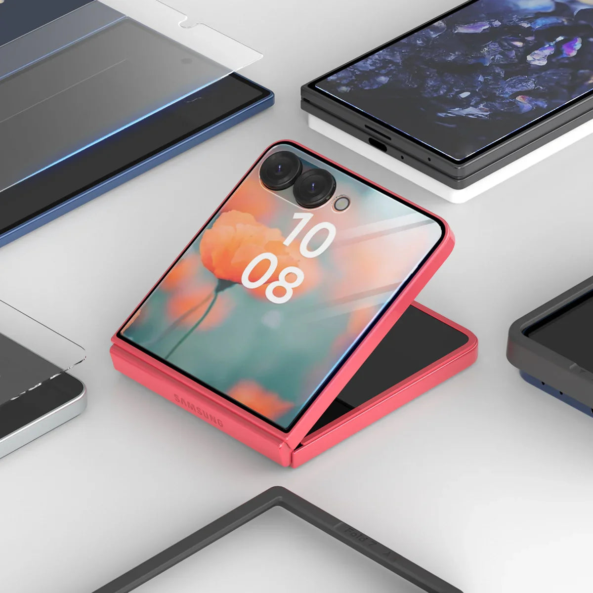 Samsung Z Flip7 Araree Core Front Screen Glass - Clear - Tashqila