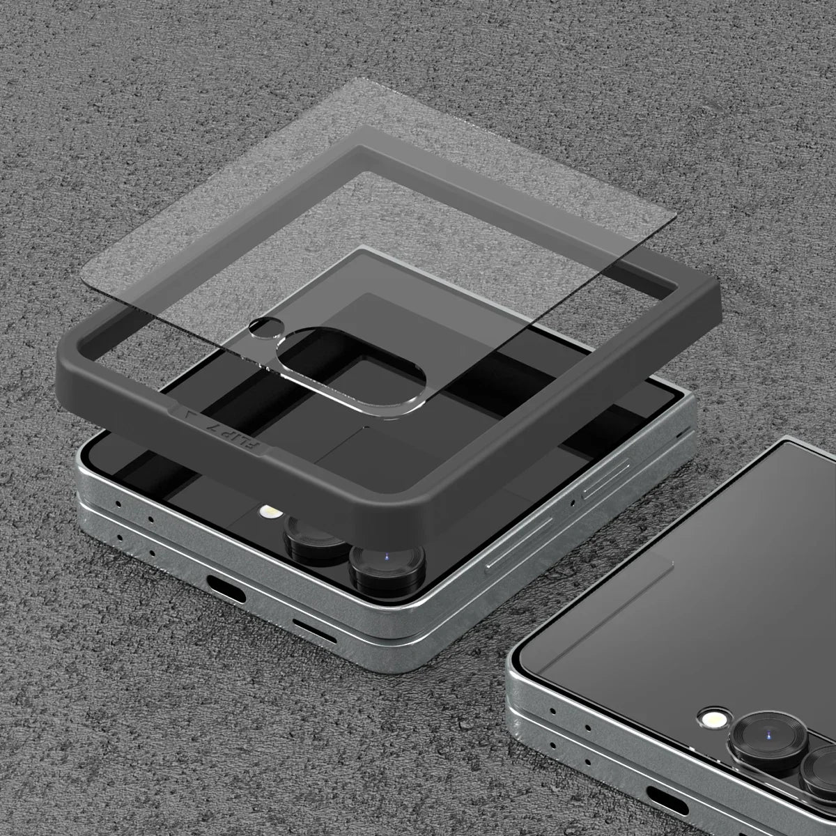 Samsung Z Flip7 Araree Core Front Screen Glass - Clear - Tashqila