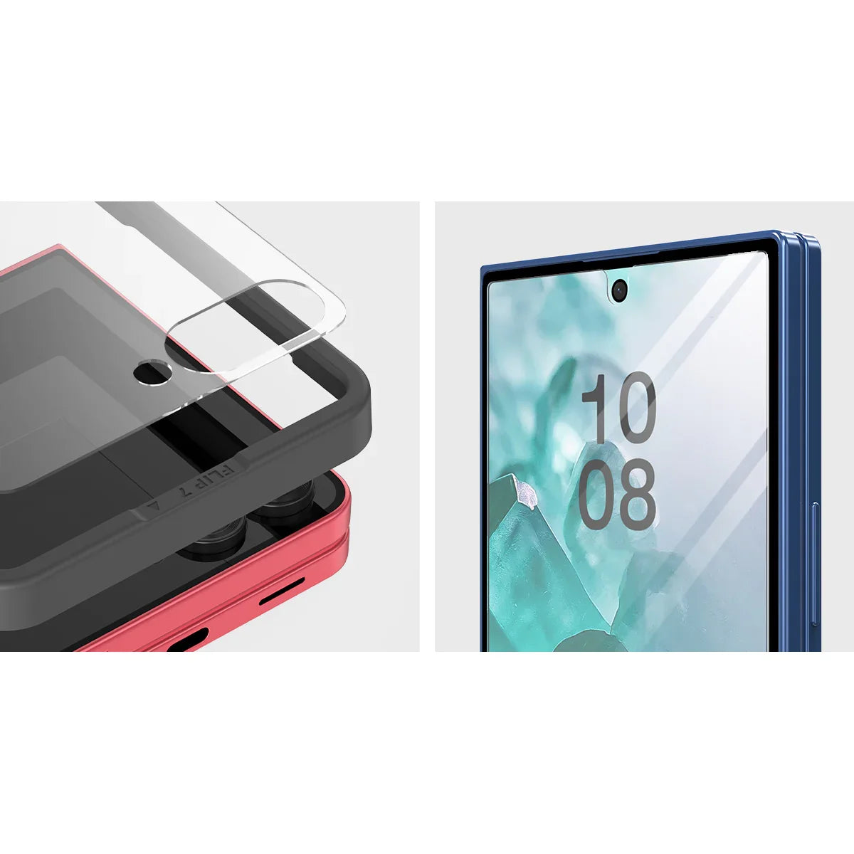 Samsung Z Flip7 Araree Core Front Screen Glass - Clear - Tashqila