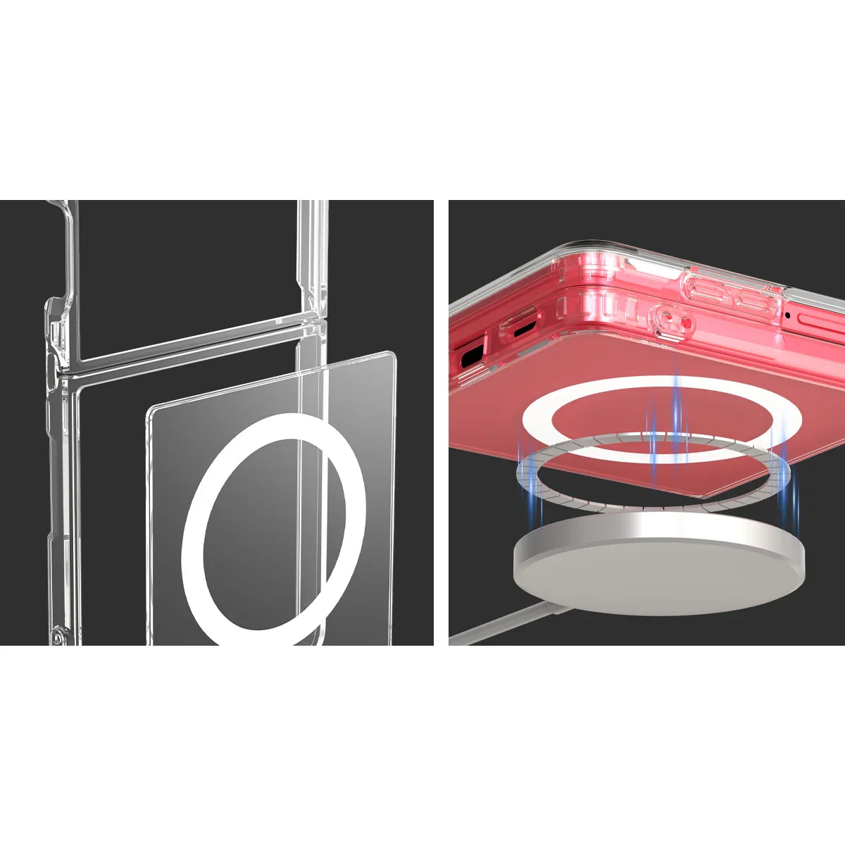 Samsung Z Flip7 Araree Duple Magsafe Case - Clear - Tashqila